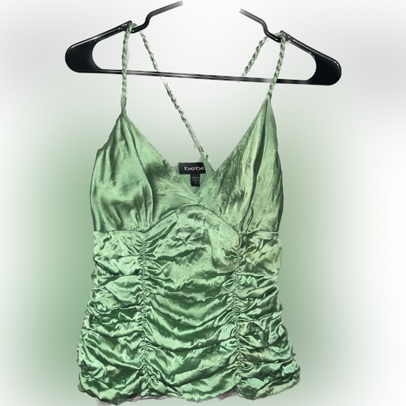 bebe Tops - Bebe XS tinker bell green blouse tank